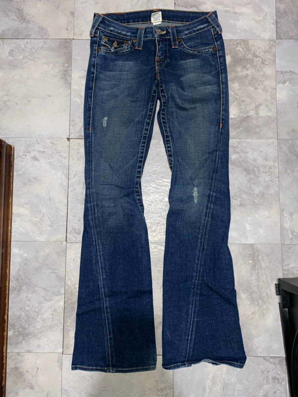 Classic Women's Dark Blue flare Bootcut Jeans True Religion size 26